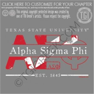 Alpha Sigma Phi TXSU Sweatshirt PR