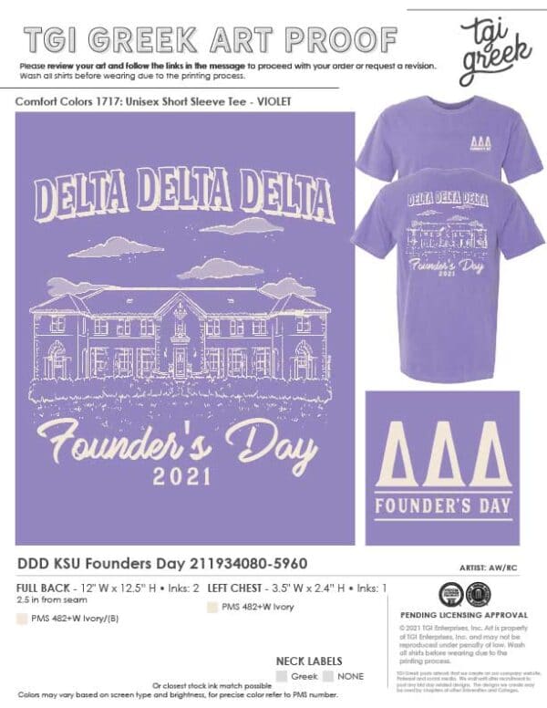 Delta Delta Delta - KSU Founders Day